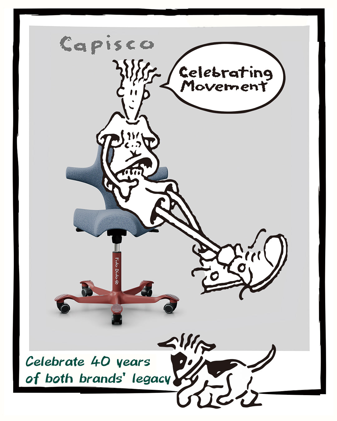 HÅG x Fido Dido - Capisco 8106 聯名系列