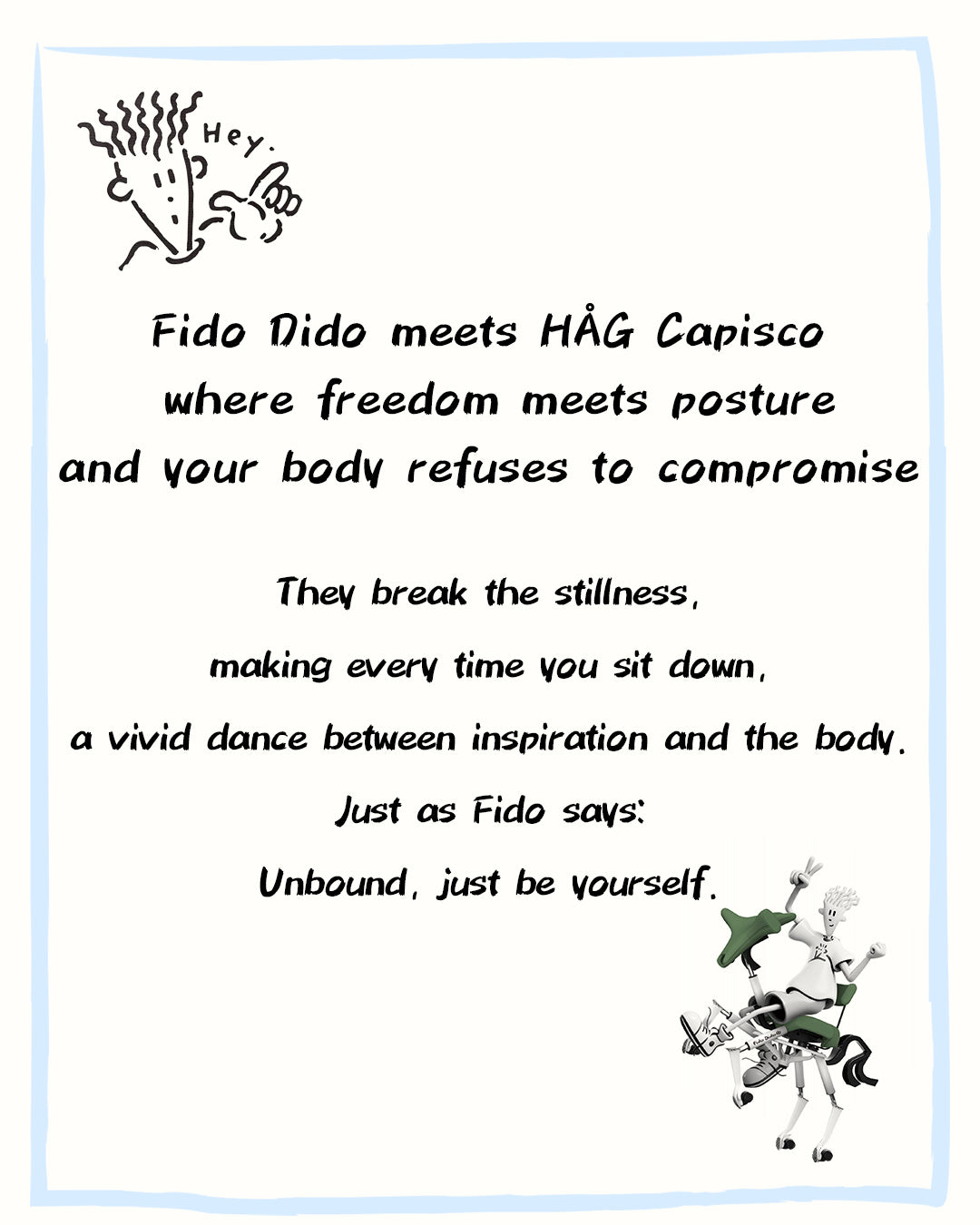 HÅG x Fido Dido - Capisco 8106 聯名系列