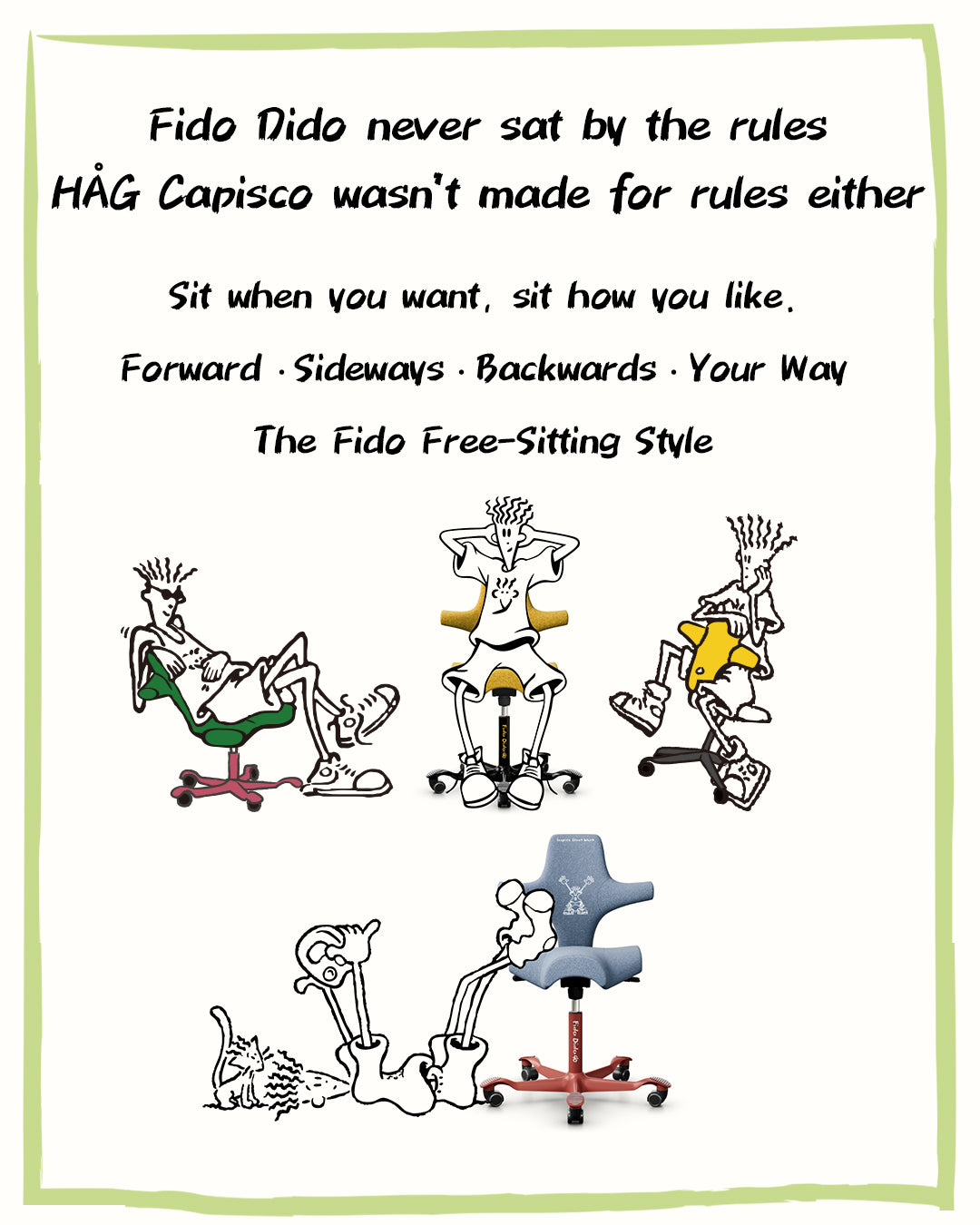 HÅG x Fido Dido - Capisco 8106 聯名系列